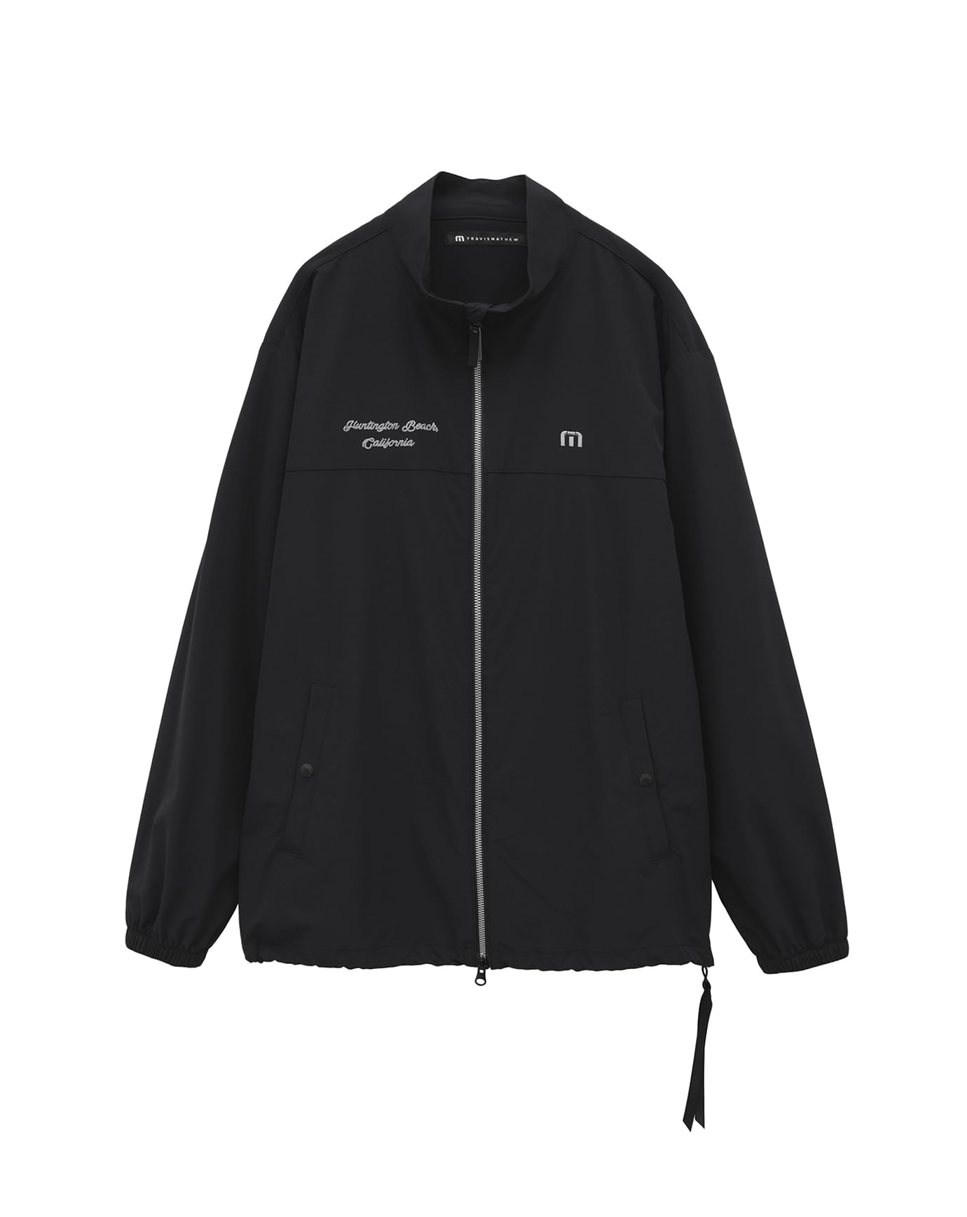【トラヴィスマシュー】未使用 セットアップ ジップジャケット M 黒 トラヴィスマシュー スタンドカラー ジップジャケット 7AL002